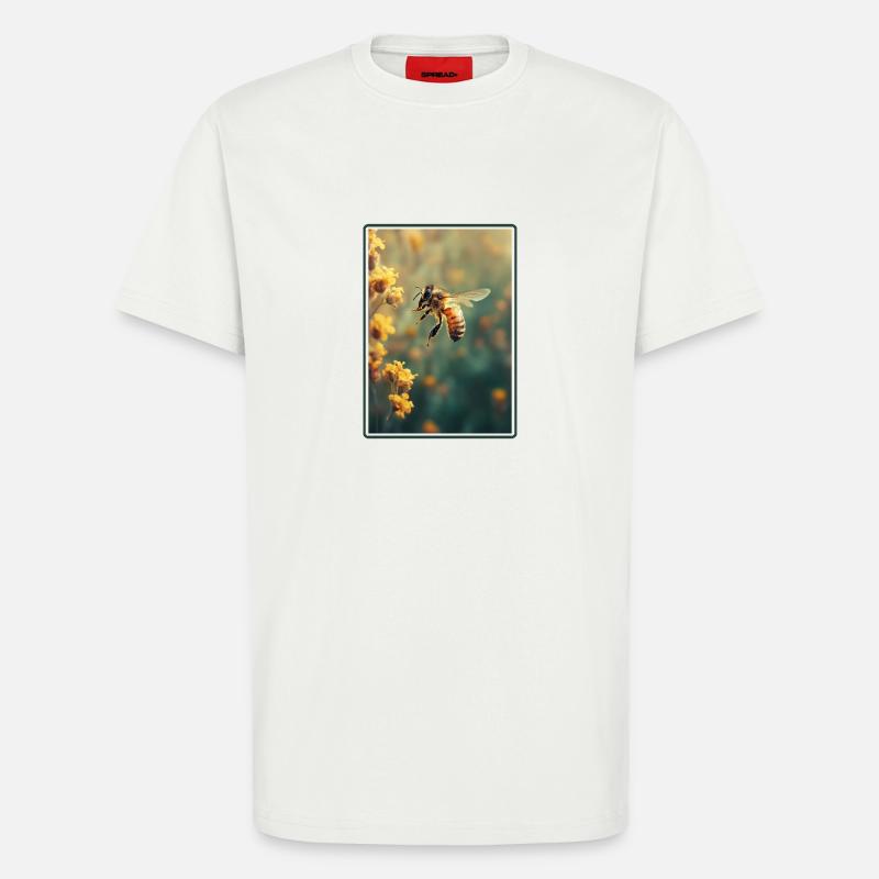 Bees Bee - T-Shirt - made by SPREAD - OFF WHITE