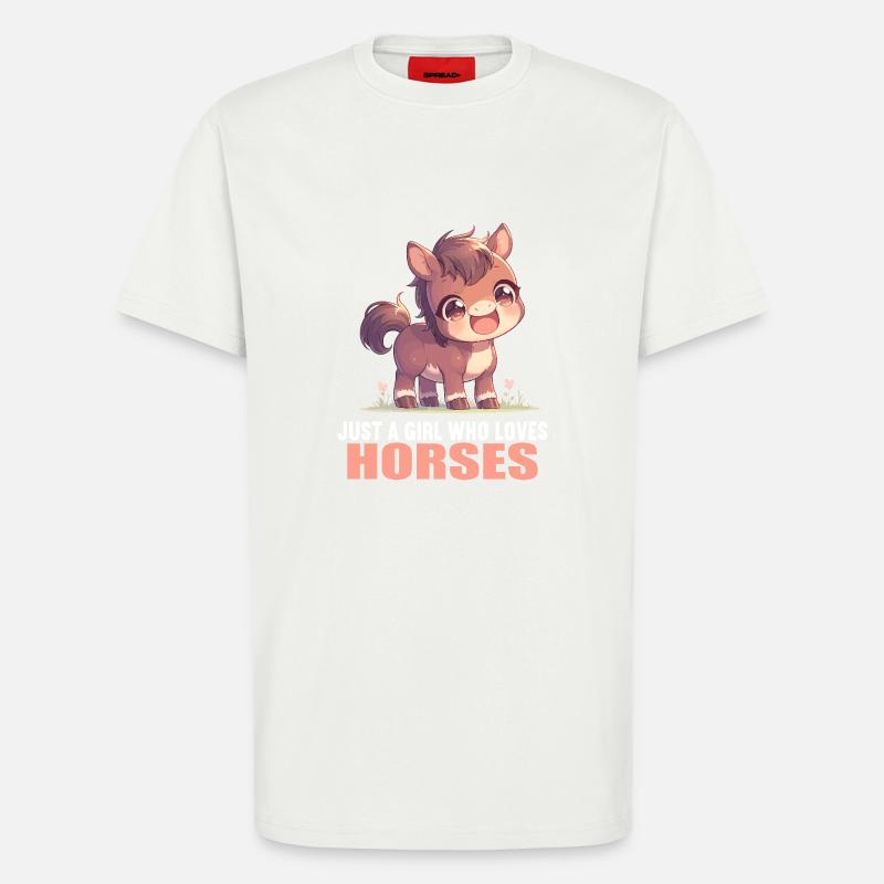 Pferde Pferd - T-Shirt - made by SPREAD - OFF WHITE