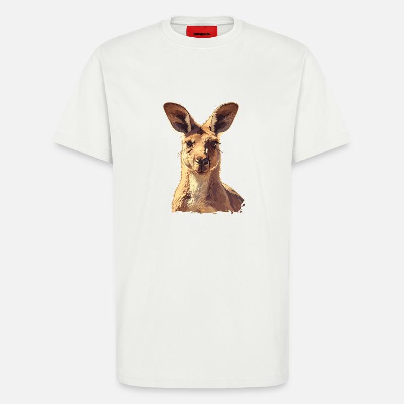 Kangaroos Kangaroo - T-Shirt - made by SPREAD - OFF WHITE