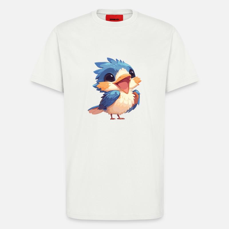 Eisvögel Eisvogel - T-Shirt - made by SPREAD - OFF WHITE