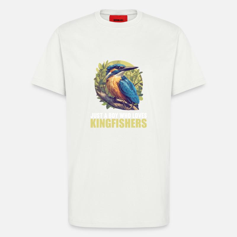 Eisvögel Eisvogel - T-Shirt - made by SPREAD - OFF WHITE