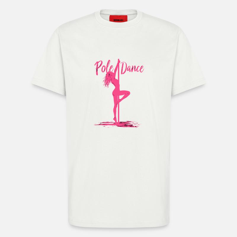 Pole Dance Pole Tänzerin Stangentanz - T-Shirt - made by SPREAD - OFF WHITE