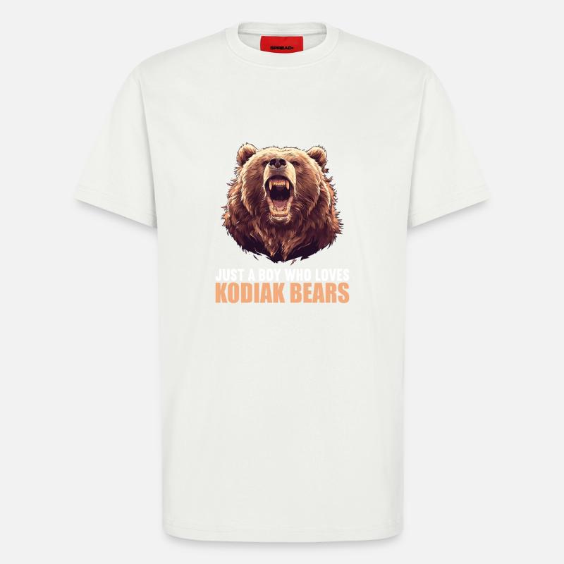 Kodiak Bear Kodiak Bear - T-Shirt - made by SPREAD - OFF WHITE