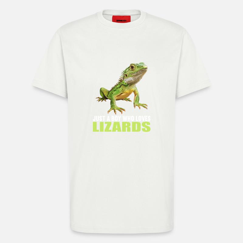 Eidechsen Eidechse - T-Shirt - made by SPREAD - OFF WHITE