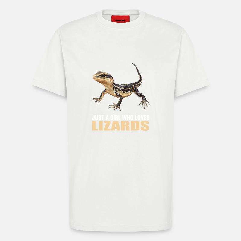 Eidechsen Eidechse - T-Shirt - made by SPREAD - OFF WHITE