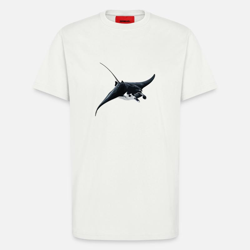 Manta Rays Manta Rays - T-Shirt - made by SPREAD - OFF WHITE