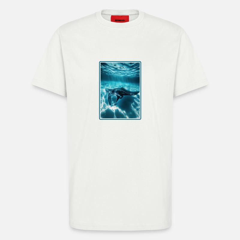 Manta Rays Manta Rays - T-Shirt - made by SPREAD - OFF WHITE