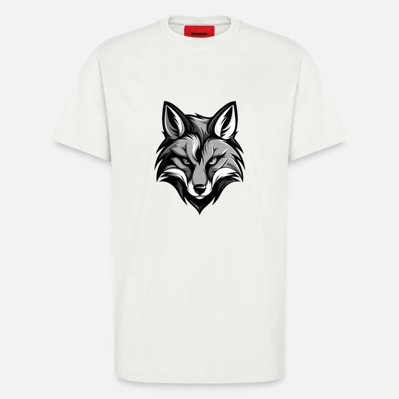 Fuchs Kopf - T-Shirt - made by SPREAD - OFF WHITE