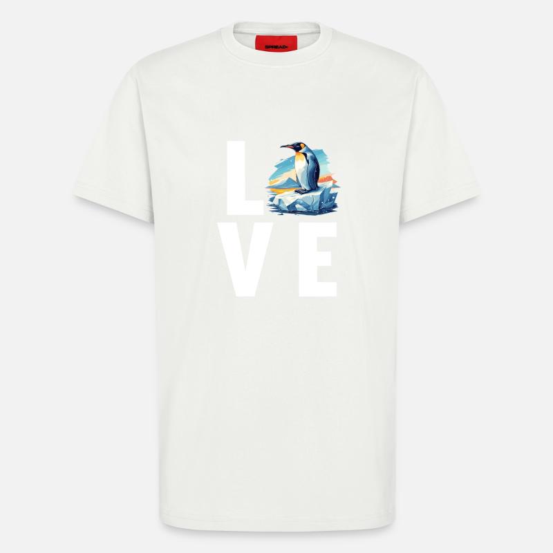 Penguins Penguin - T-Shirt - made by SPREAD - OFF WHITE
