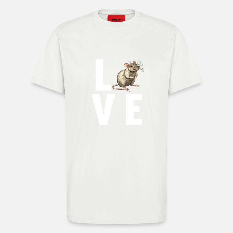 Ratten Ratte - T-Shirt - made by SPREAD - OFF WHITE