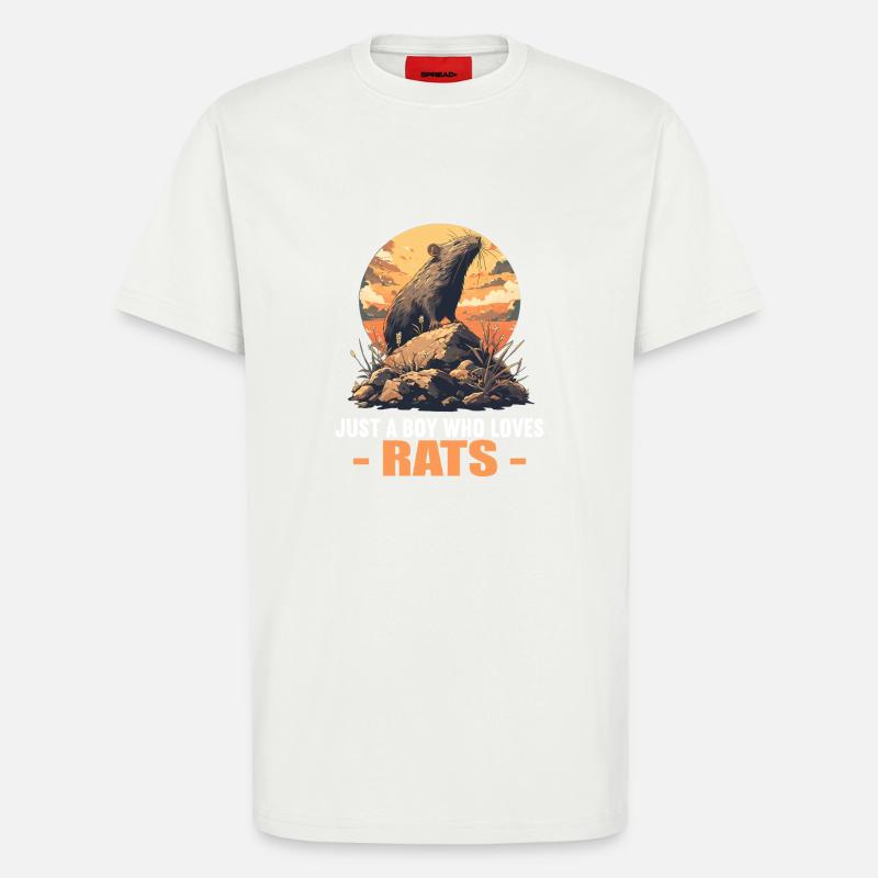 Ratten Ratte - T-Shirt - made by SPREAD - OFF WHITE