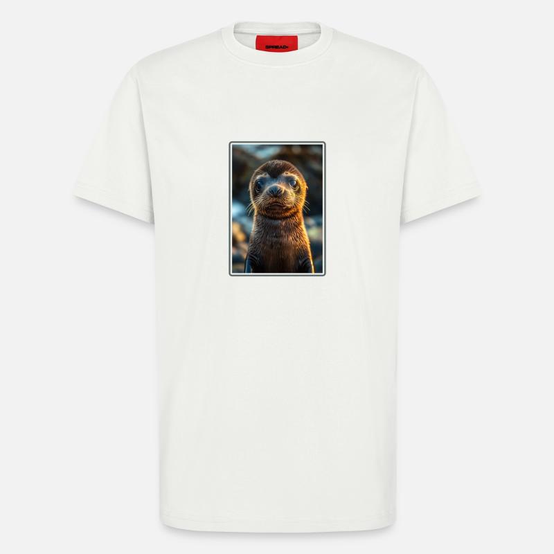 Seelöwen Seelöwe - T-Shirt - made by SPREAD - OFF WHITE