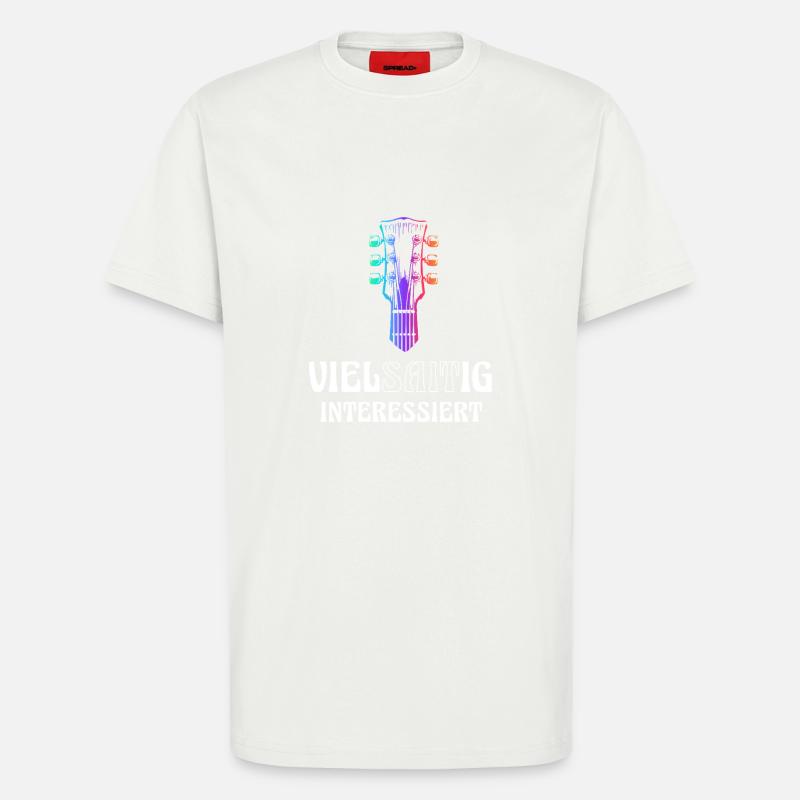 Guitar multi-stringed interested - T-Shirt - made by SPREAD - OFF WHITE