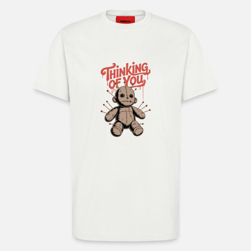 ICH DENKE AN DICH, VOODOO - T-Shirt - made by SPREAD - OFF WHITE