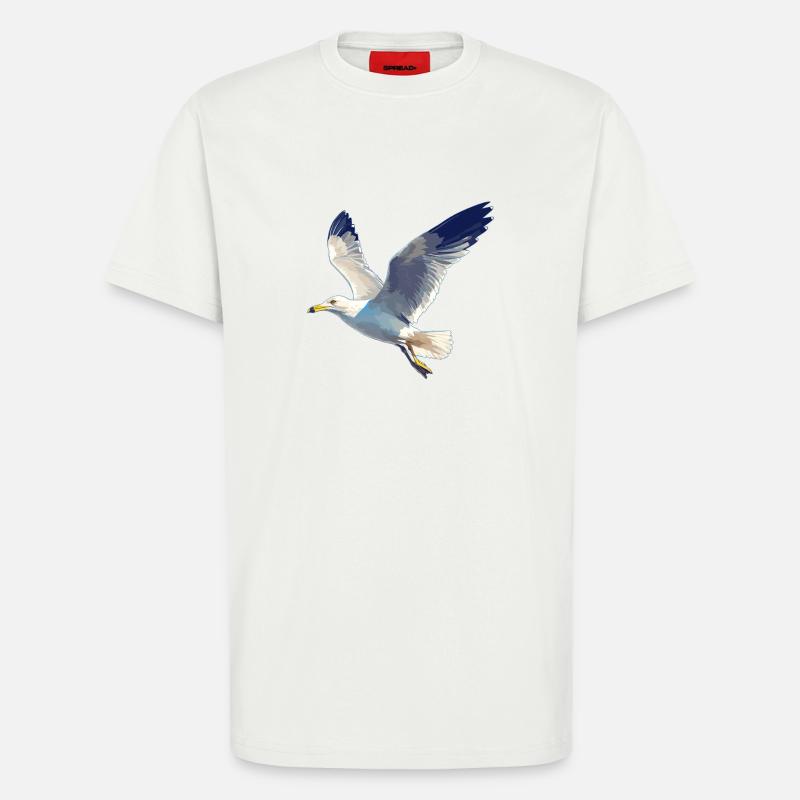 Möwen Möwe - T-Shirt - made by SPREAD - OFF WHITE