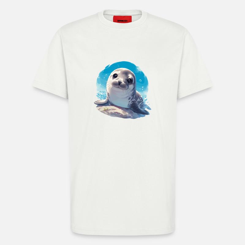 Robben Robbe - T-Shirt - made by SPREAD - OFF WHITE