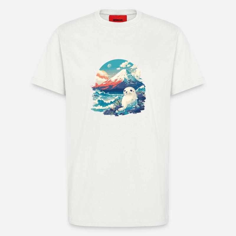 Robben Robbe - T-Shirt - made by SPREAD - OFF WHITE