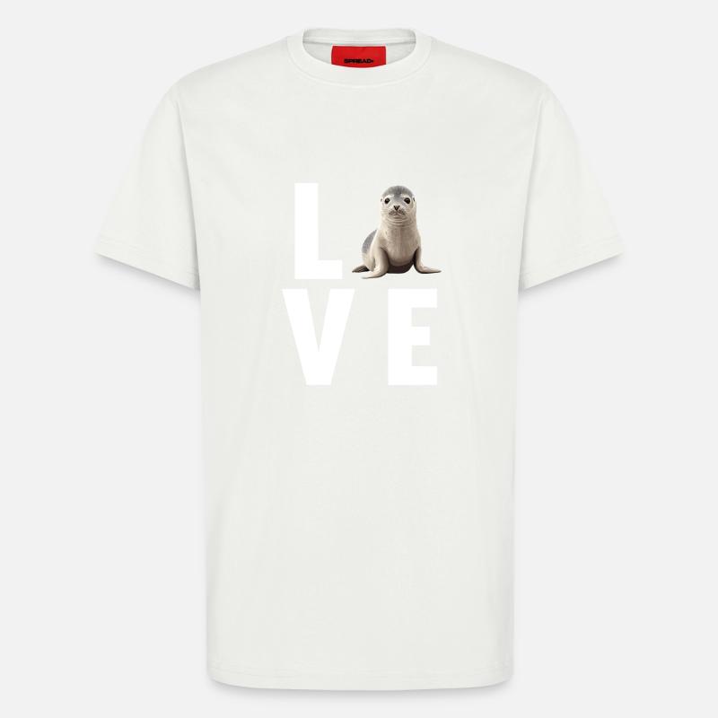 Robben Robbe - T-Shirt - made by SPREAD - OFF WHITE