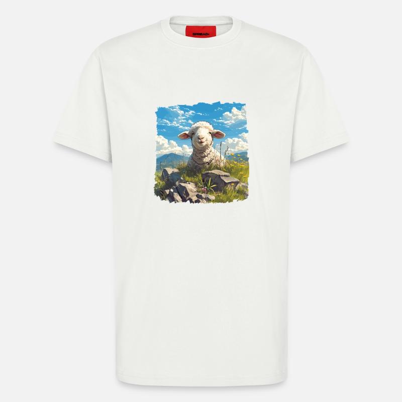Sheep Sheep - T-Shirt - made by SPREAD - OFF WHITE