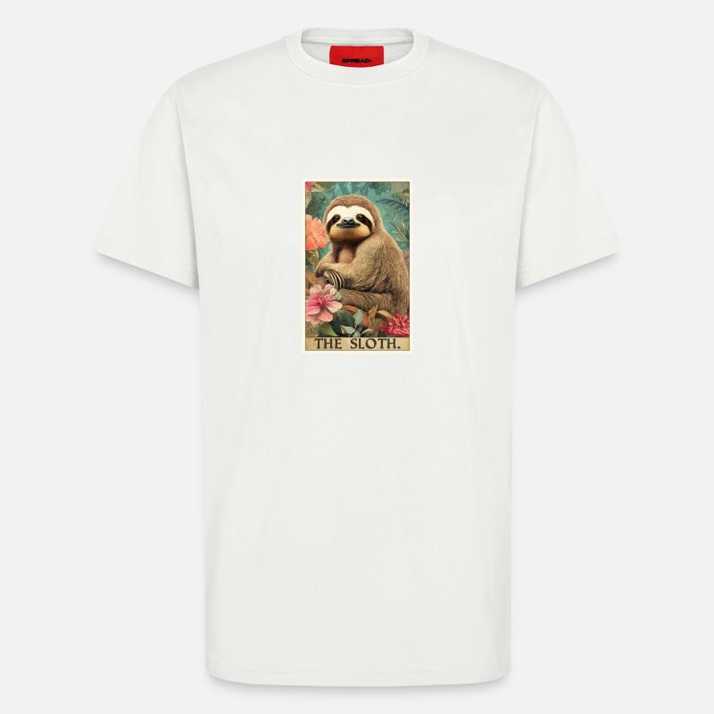 Sloths Sloth - T-Shirt - made by SPREAD - OFF WHITE