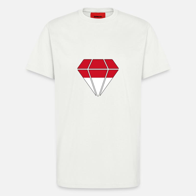 Gift Diamond Home Roots Monaco - T-Shirt - made by SPREAD - OFF WHITE