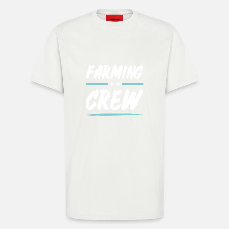 Farming Crew - T-Shirt - made by SPREAD - OFF WHITE