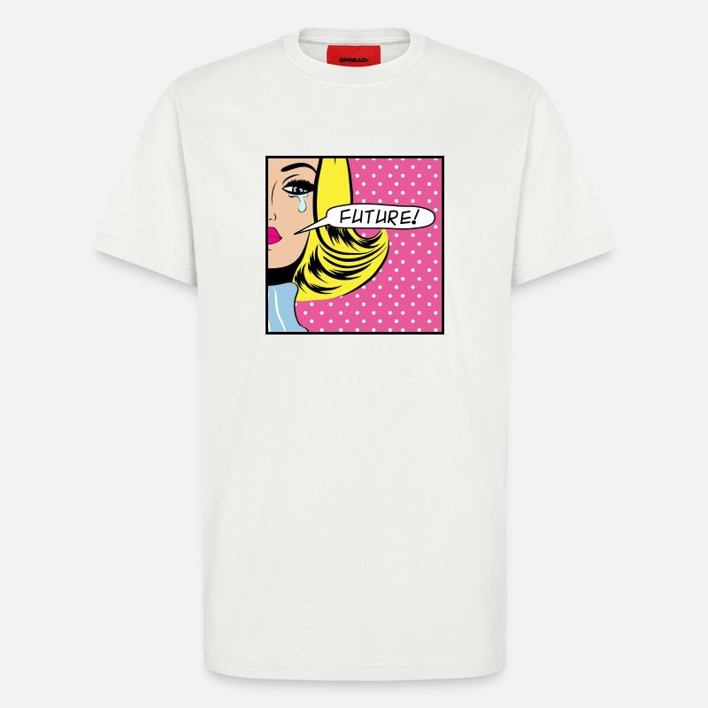 Future Pop Art - T-Shirt - made by SPREAD - OFF WHITE