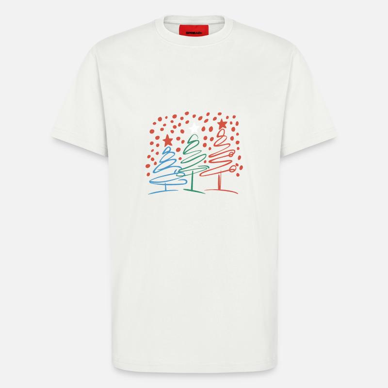 Weihnachtsbaum Christbaum Weihnachten - T-Shirt - made by SPREAD - OFF WHITE