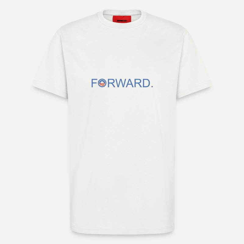 Forward Obama 2012. - T-Shirt - made by SPREAD - OFF WHITE