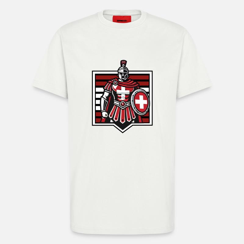 Gladiator Schweiz #2 - T-Shirt - made by SPREAD - OFF WHITE