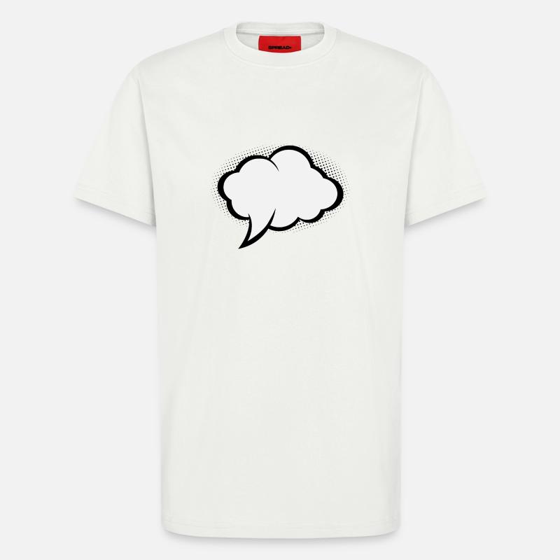 Comic Sprechblase - T-Shirt - made by SPREAD - OFF WHITE