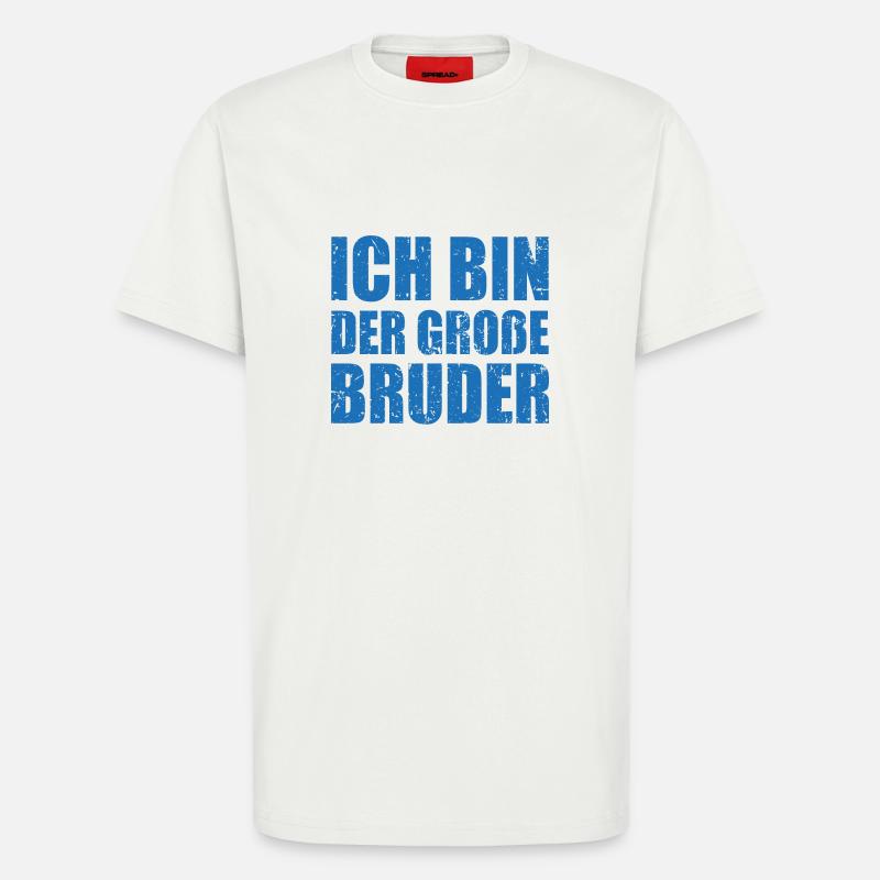 Ich bin der große Bruder - T-Shirt - made by SPREAD - OFF WHITE