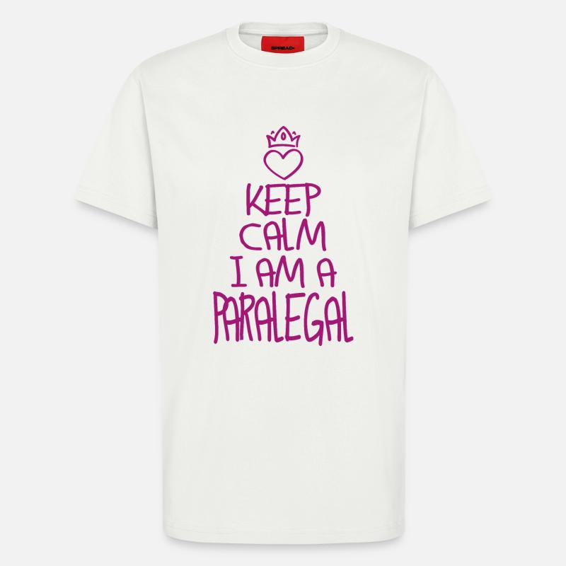Keep Calm Rechtsanwaltsfachangestellte cool - T-Shirt - made by SPREAD - OFF WHITE
