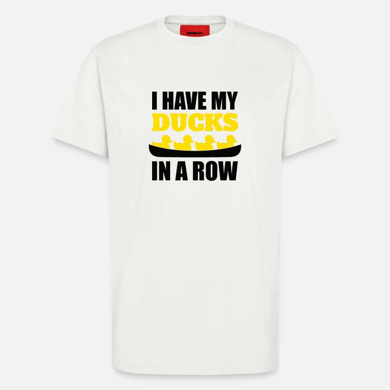 Équipe d’aviron Aviron drôle - T-shirt bio décontracté fabriqué en UE - OFF WHITE