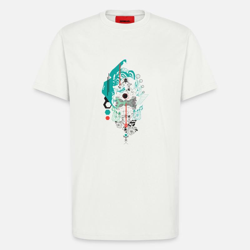 AbstractFlash - T-Shirt - made by SPREAD - OFF WHITE