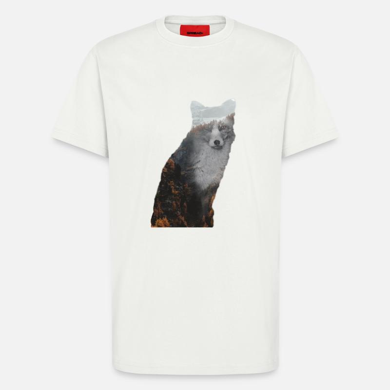 Fuchs - T-Shirt - made by SPREAD - OFF WHITE