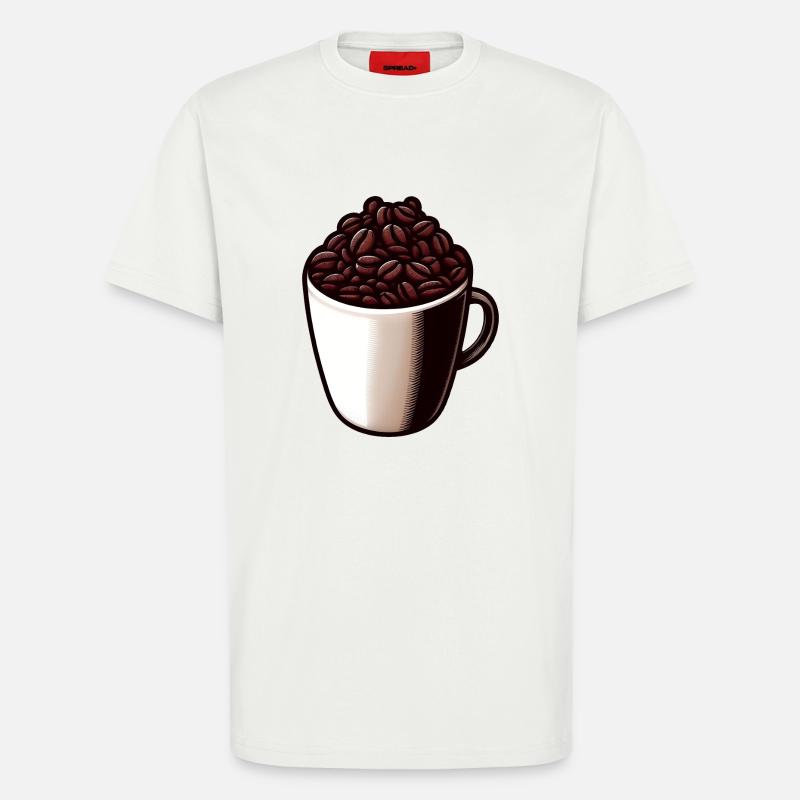Coffee Tea - Coffee Cup - Tea - T-Shirt - made by SPREAD - OFF WHITE