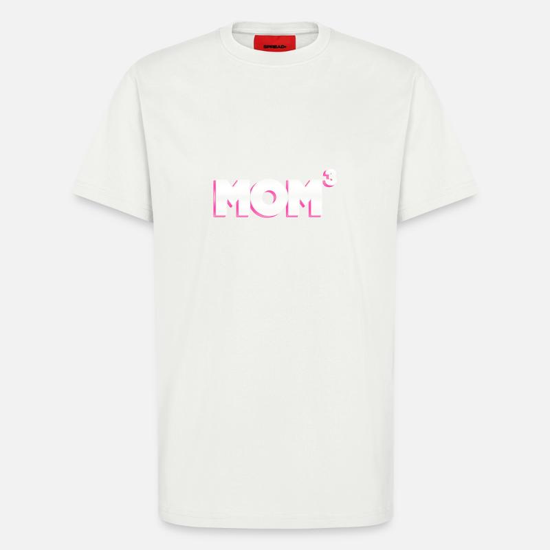 Mutter von 3 / Geschenk - T-Shirt - made by SPREAD - OFF WHITE