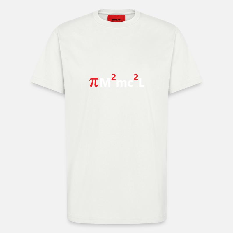 Mathematischer Pimmel rot - T-Shirt - made by SPREAD - OFF WHITE