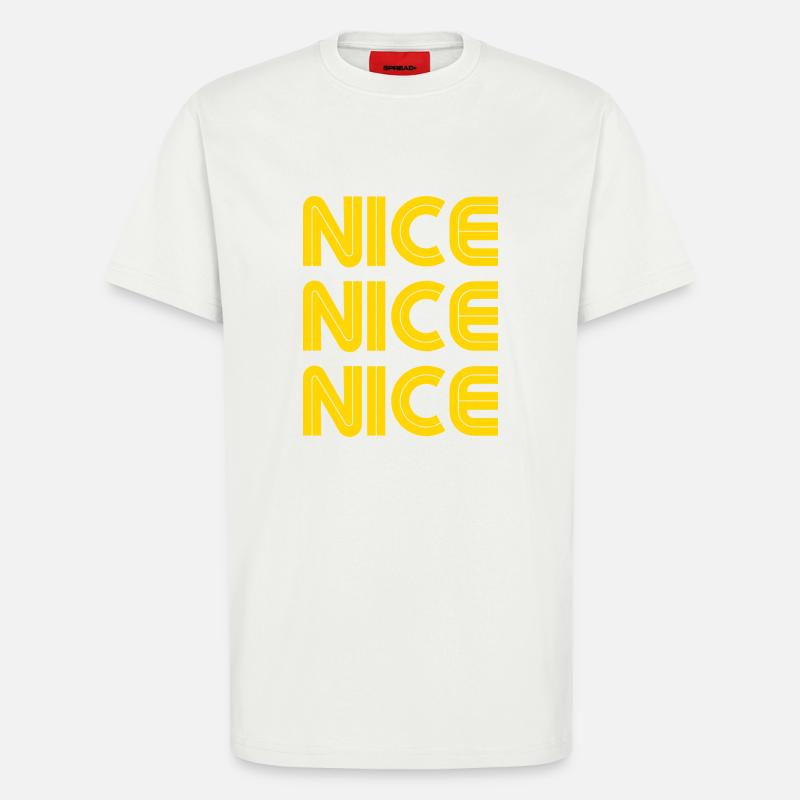 Nice Nice Nice - T-Shirt - made by SPREAD - OFF WHITE