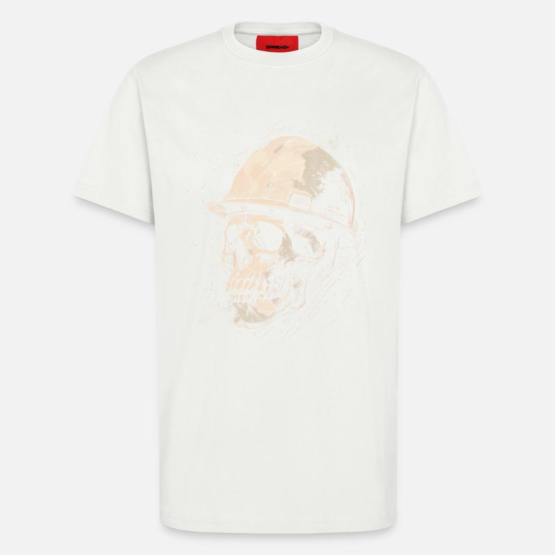 Skull Construction Worker - T-Shirt - made by SPREAD - undefined