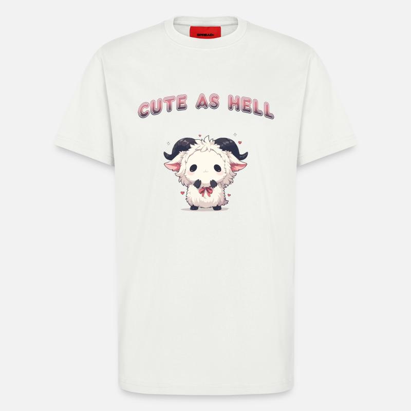 Cute As Hell - T-Shirt - made by SPREAD - OFF WHITE