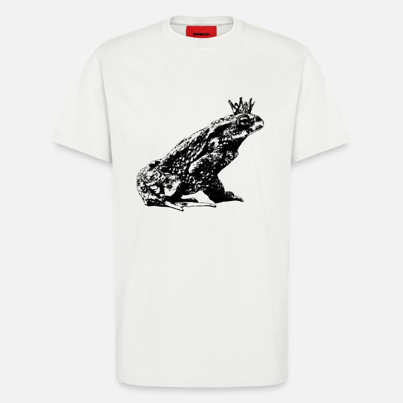 Crowned Toad - T-Shirt - made by SPREAD - OFF WHITE