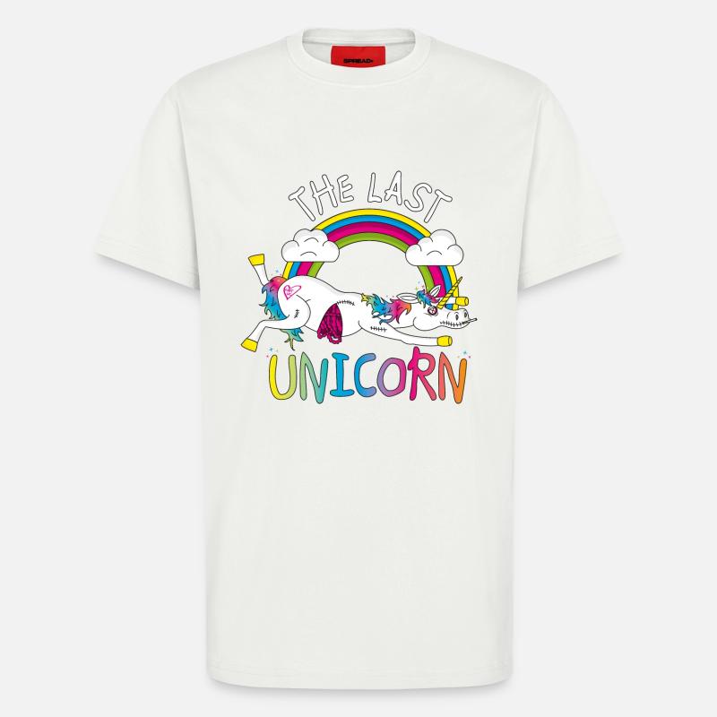 Das letzte Einhorn - T-Shirt - made by SPREAD - OFF WHITE
