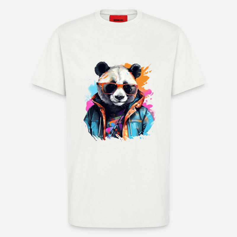Rogue Panda. Design im Graffiti-Stil. - T-Shirt - made by SPREAD - OFF WHITE