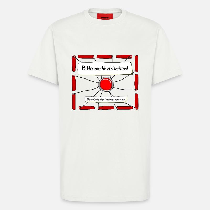 Dynamit - Bitte Abstand halten. - T-Shirt - made by SPREAD - OFF WHITE
