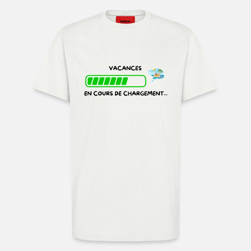 Feiertage wird geladen - T-Shirt - made by SPREAD - OFF WHITE