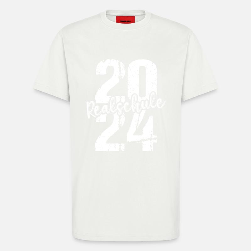 Lycée Jeunes Filles Lycée 2024 - T-shirt bio décontracté fabriqué en UE - OFF WHITE