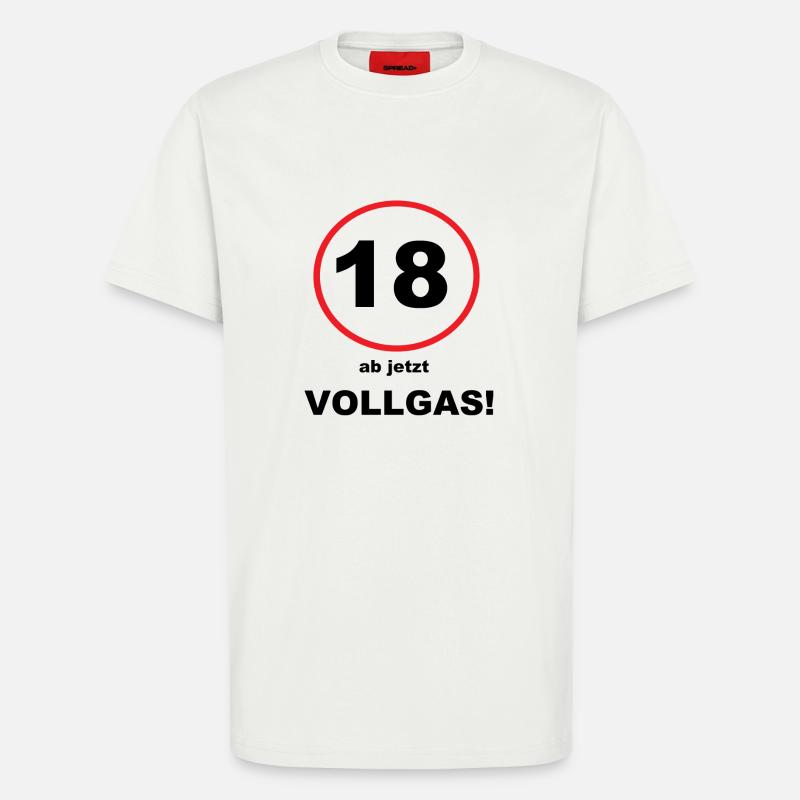 Spruch 18 - T-Shirt - made by SPREAD - OFF WHITE