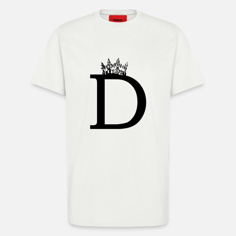 krone D - T-Shirt - made by SPREAD - OFF WHITE